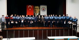 Zabıta Memurlarına başarı belgesi