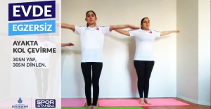 Tam kapanmada spor İstanbul’da