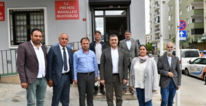 Bozkurt mahalle muhtarıyla bir araya geldi