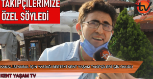Kanal İstanbul'a yazdığı besteyi Extra Haber takipçileri için söyledi