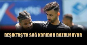 Beşiktaş'ta sağ koridor bozulmuyor