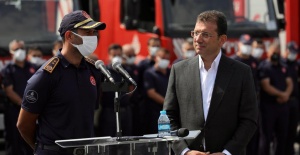 İmamoğlu,İtfayecileri yenikapıda karşıladı