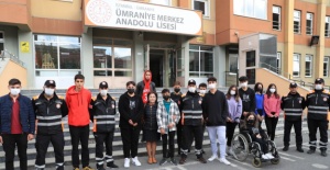 Ümraniye’de öğrencilere afet eğitimi