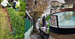 Maltepe parklarında yılın son dokunuşları