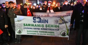 Sarıkamış şehitleri, Esenyurt’ta unutulmadı