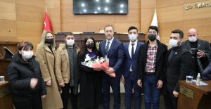 Başkan Yılmaz üniversite öğrencileri ile buluştu
