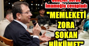 Gençler Sordu İmamoğlu Cevapladı