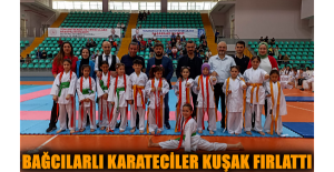 BAĞCILARLI KARATECİLER KUŞAK FIRLATTI