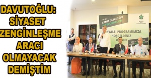 Davutoğlu: Siyasi ahlak yasası çıkaralım dedim, kıyamet koptu