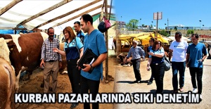 Kurban pazarlarında sıkı denetim