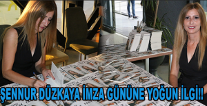 Şennur Düzkaya imza gününe yoğun ilgi!!