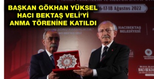 Başkan Gökhan Yüksel Hacı Bektaş Veli’yi Anma Törenine Katıldı