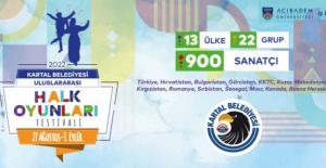 Kartal Belediyesi Uluslararası Halk Oyunları Festivali başlıyor