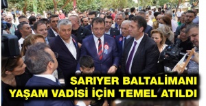 SARIYER BALTALİMANI YAŞAM VADİSİ İÇİN TEMEL ATILDI