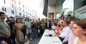 İMAMOĞLU ''GEZİ İÇİN ADALET NÖBETİ'NE'' KATILDI