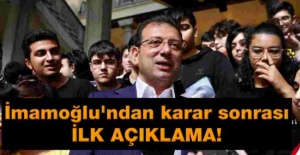 İmamoğlu'ndan karar sonrası ilk açıklama: Boş işlerle uğraşmasınlar, asıl gerçek burada