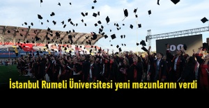 İstanbul Rumeli Üniversitesi yeni mezunlarını verdi