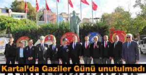 Kartal'da Gaziler Günü unutulmadı