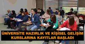 Üniversite hazırlık ve kişisel gelişim kurslarına kayıtlar başladı