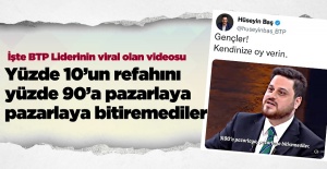 Hüseyin Baş: Bu ülkenin yüzde 10’unun refahını yüzde 90’a pazarlaya pazarlaya bitiremediler
