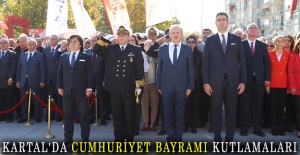 Kartal'da Cumhuriyet bayramı kutlamaları