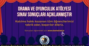 Kartal Belediye Tiyatrosu'nda Eğitim Alacak İsimler Açıklandı