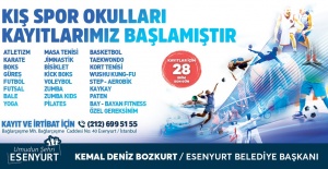 Kış spor okullarının kayıtları başladı