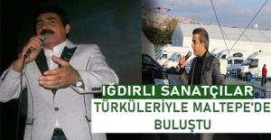 Iğdırlı sanatçılar türküleriyle Maltepe'de buluştu