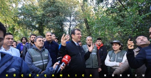 İmamoğlu’ndan Vatandaşlara ‘Küçükçamlıca Korusu’ Daveti