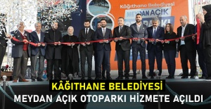 Kâğıthane belediyesi meydan açık otoparkı hizmete açıldı
