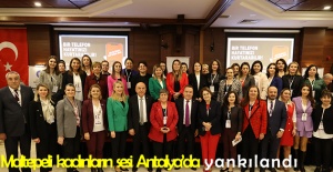 Maltepeli kadınların sesi Antalya’da yankılandı