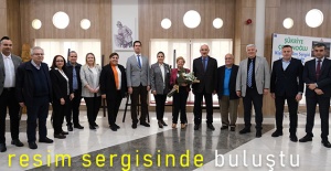 Sanatseverler Çobanoğlu’nun resim sergisinde buluştu