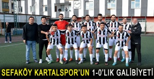 Sefaköy Kartalspor’un 1-0’lık galibiyeti