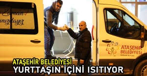 Ataşehir Belediyesi yurttaşın içini ısıtıyor