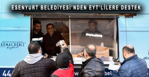 Esenyurt Belediyesi'nden EYT’lilere destek