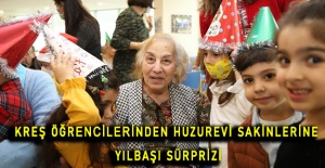 Kreş Öğrencilerinden Huzurevi Sakinlerine Yılbaşı Sürprizi