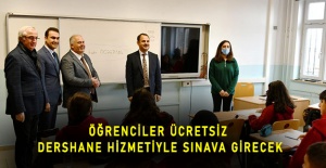 Öğrenciler ücretsiz dershane hizmetiyle sınava girecek