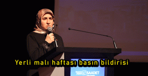 Yerli malı haftası basın bildirisi