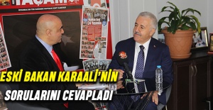 Eski bakan Karaali'nin sorularını cevapladı