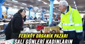 Feriköy Organik Pazarı Salı günleri kadınların