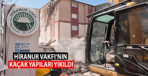 İBB, Hiranur Vakfı'nın kaçak katlarını yıktı