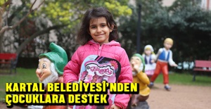 Kartal Belediyesi’nden çocuklara destek