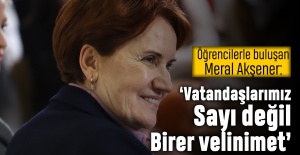 Akşener ile öğrenciler iftarda buluştu