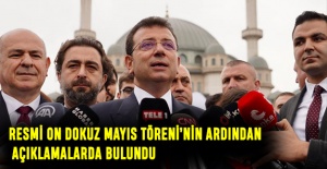 RESMİ ‘19 MAYIS TÖRENİ’NİN ARDINDAN AÇIKLAMALARDA BULUNDU