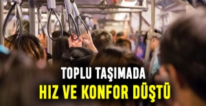 Toplu taşımada hız ve konfor düştü