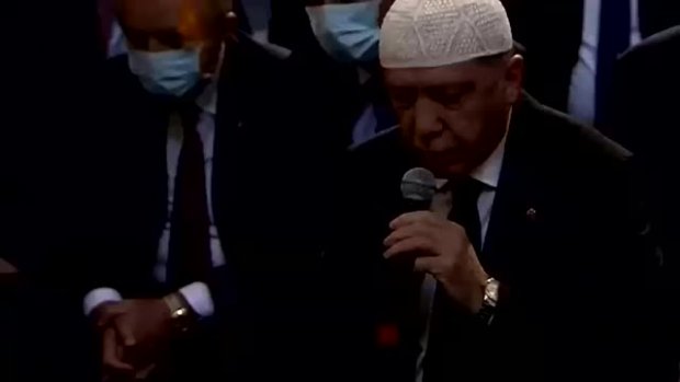 İlk Duayı Cumhurbaşkanı Recep Tayip erdogan okudu